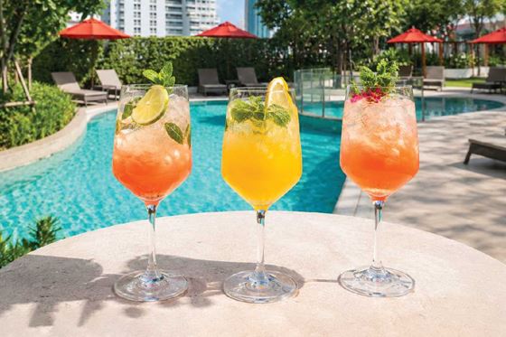 Botter Spritz at Aqua Eatery & Bar - アマリ バンコク