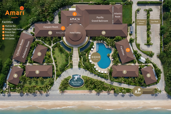Resort Map - アマリ バンセーン