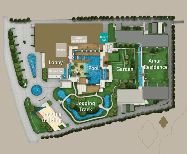 Resort Map - アマリ ホアヒン