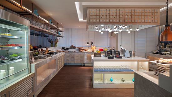 Breakfast buffet at Club Napha