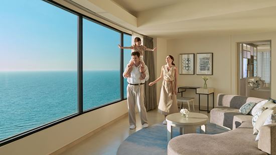 Living room view in Club Executive Ocean