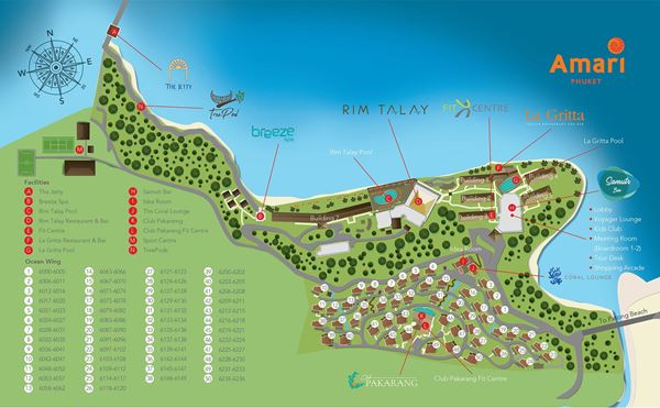 Resort Map - アマリ プーケット